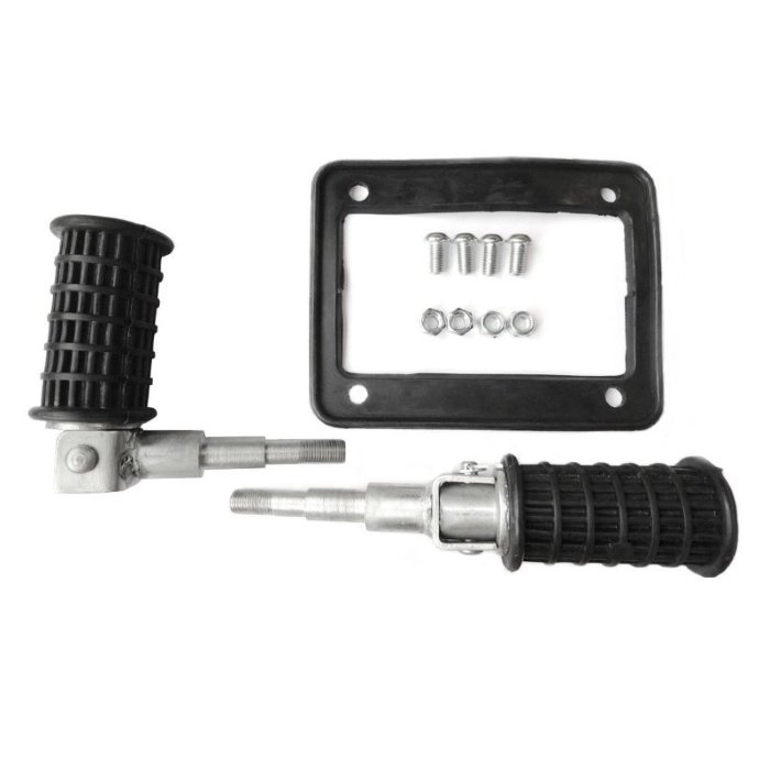 Kit de montage de siège de tracteur arrière avec repose-pieds passager