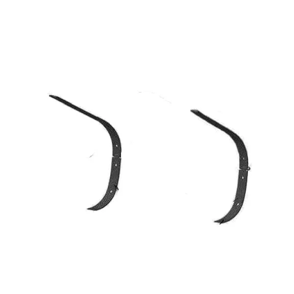 N°2/N°3 Charnières de coffre noires (gauches ou droites)