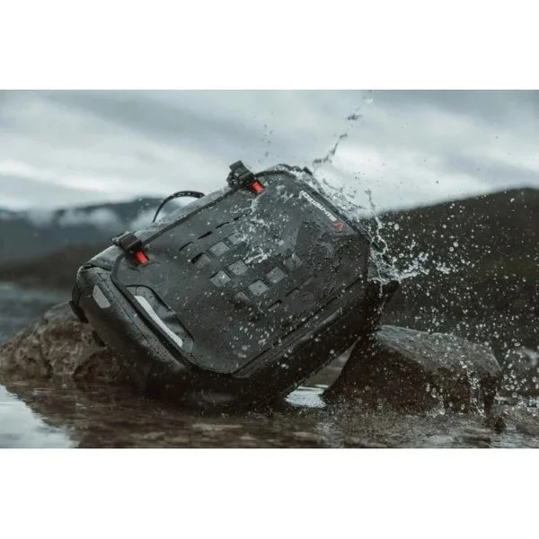 SysBag WP L avec platine d'adaptation gauche, accessoire pour side-car Ural via Moto Side Aventure (concessionnaire sidecar ural)