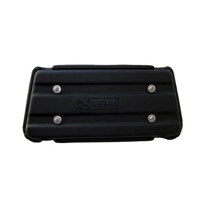 Appui tete du panier (brun ou noir) de side-car, montage sur l'arceau de sécurité, accessoire pour side-car Ural via Moto Side Aventure (concessionnaire side-car Ural)