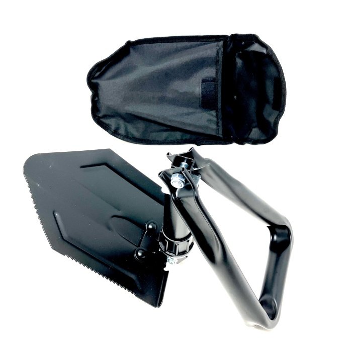 Pelle à tranchée pliable en trois parties, accessoire pour side-car Ural via Moto Side Aventure (concessionnaire sidecar Ural)