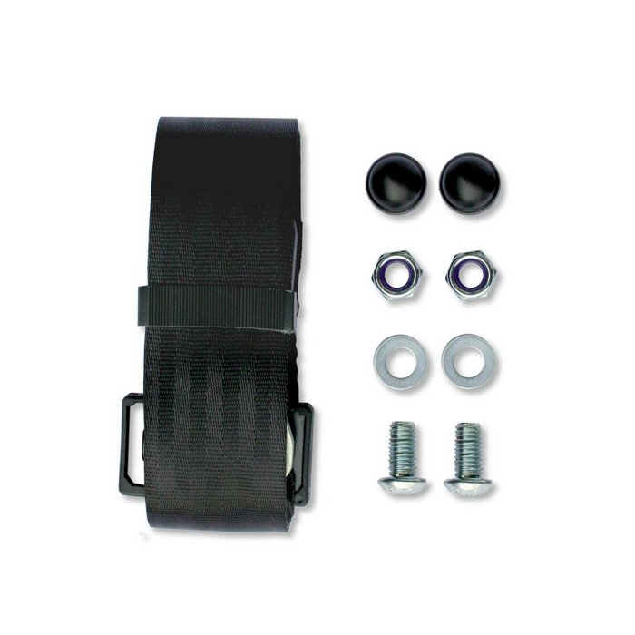 Ceinture de sécurité pour panier sidecar Ural avec un kit de montage complet, accessoire pour side-car Ural via Moto Side Aventure (concessionnaire sidecar Ural)