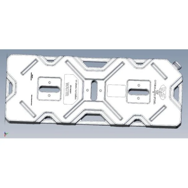 Bidon eau Overland, accessoire Overland pour side-car Ural via Moto Side Aventure (concessionnaire sidecar Ural)