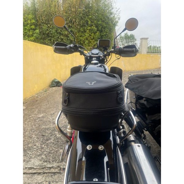 Sacoche de selle ION S. 7-15 L, Noir. 600D polyester / Vinyle souple, de la marque SW-Motech adapté aux side-cars Ural