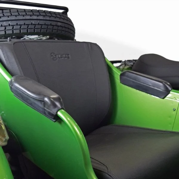 The sidecar amrest set is a seat accessory for Ural sidecars via moto Side Aventure