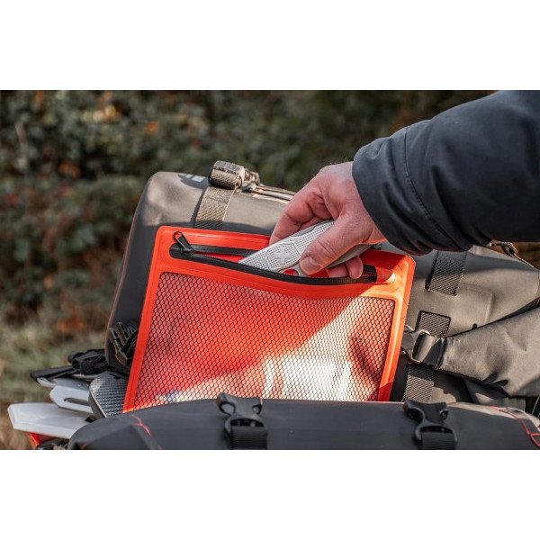 Sacoche Enduristan Hailstorm 50, accessoire side-car Ural via Moto Side Aventure (concessionnaire sidecar Ural)