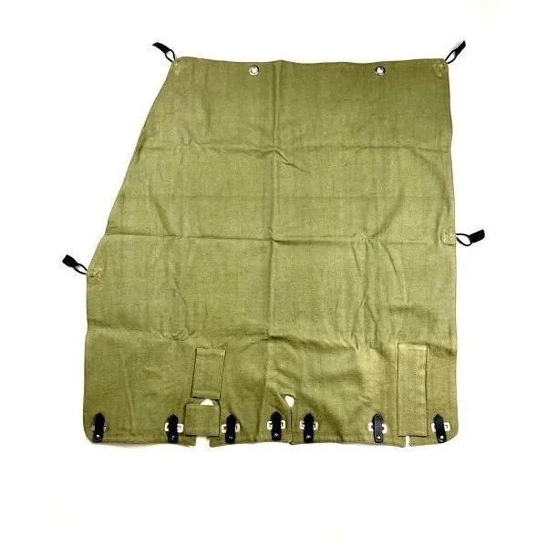 Couvre tonneau de side-car en toile verte pré 2012