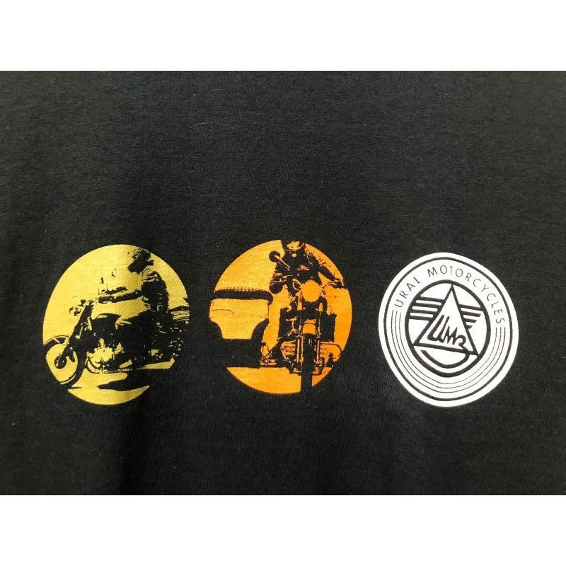 T-shirt Nik@Retro de taille S destinés aux fans d'aventures en side-cars Ural