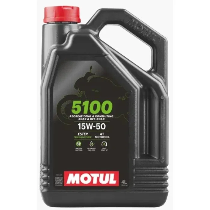 L’huile moteur Motul 5100 15w50 est une huile de technosynthèse pour side-cars 4T convenant à tout type de sides à 4 temps, avec ou sans boîte de vitesses intégrée, embrayage humide ou sec.