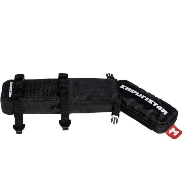 El organizador Lyndon, de la marca Enduristan, especializada en accesorios para sidecares Ural, a través de Moto Side Aventure (distribuidor de sidecares Ural)