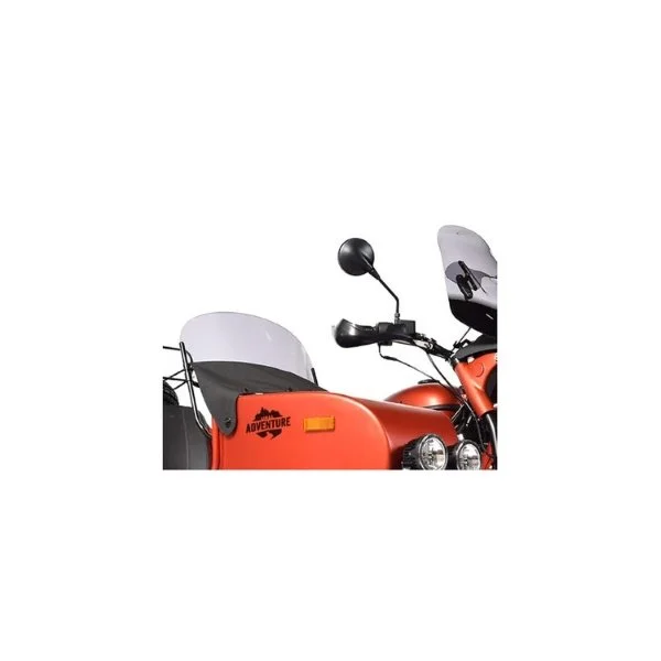 Pegatina «Adventure» en negro mate, accesorio para sidecar Ural con Moto Side Aventure (distribuidor de sidecares Ural)