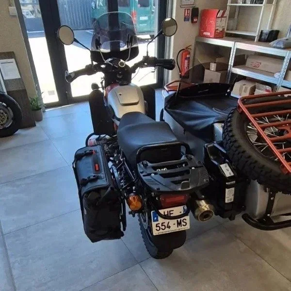 Soporte universal para maleta - Trasero, accesorio para sidecar Ural a través de Moto Side Aventure (distribuidor de sidecares Ural)