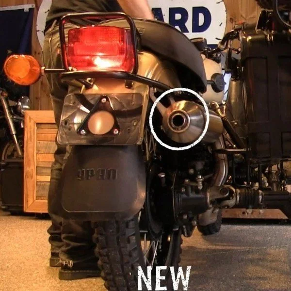 GPR Exhaust - Ural Gear Up 2017/2019 (OFF-ROAD) is an accessory for Ural sidecars available through Moto Side Aventure (Ural sidecar dealer)