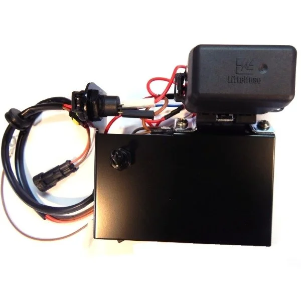 12V sidecar accessory panel from 2017 for wire hanesses for original Ural Motorcycles spare part for sidecar via Moto Side Aventure (Ural sidecar dealer)