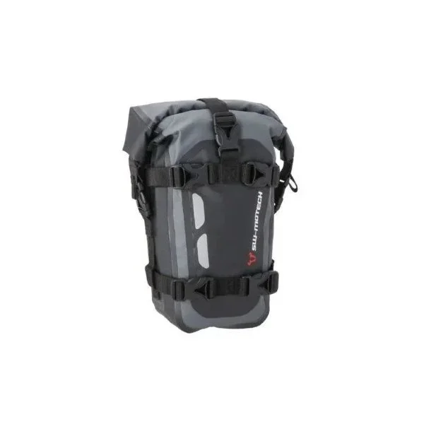 Bolsa de sillín Drybag 80 gris/negro, impermeable, 8L