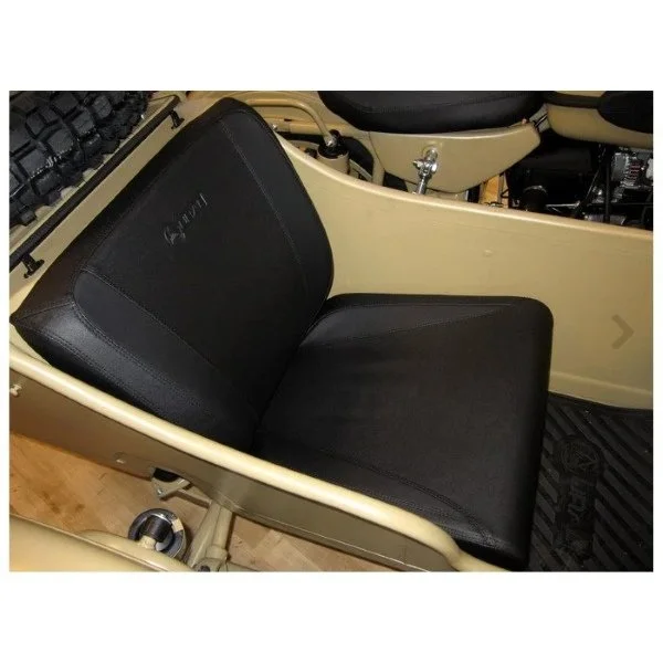 Siège de side-car complet avec dossier et coffre à bagages