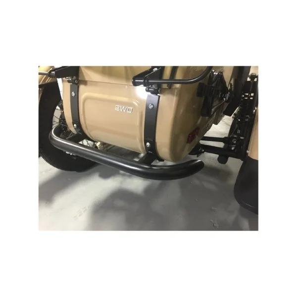 Black sidecar rear bumper