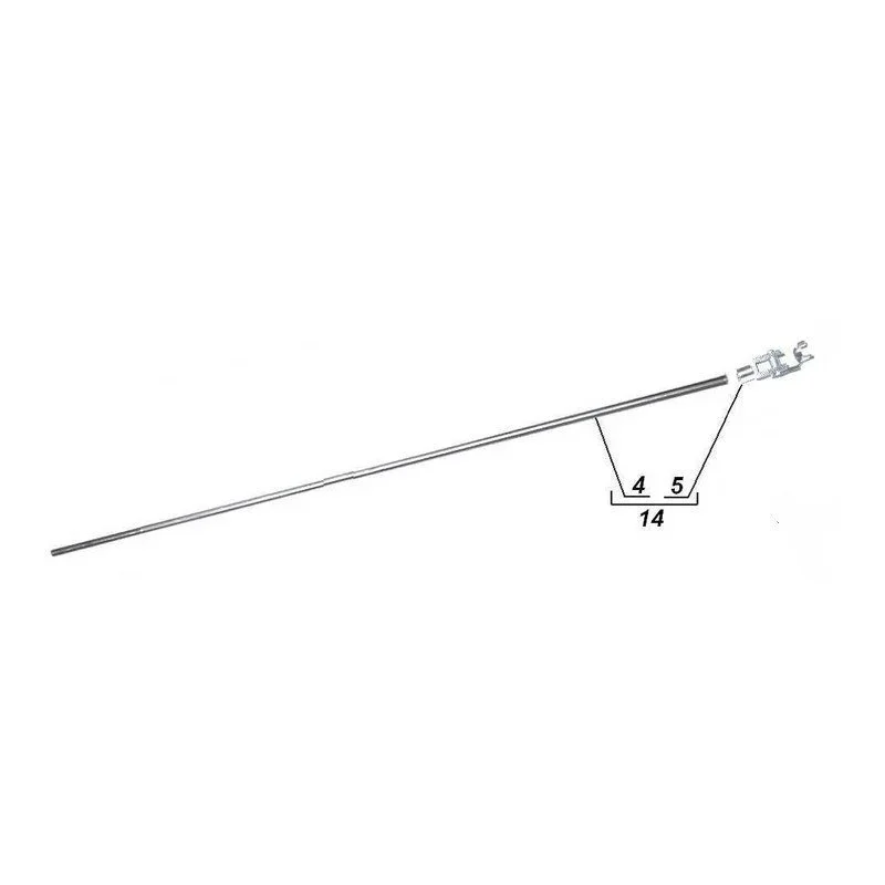 N°3 Biellette de frein complète avec tête de fourche pour frein de roue arrière (pièce carbu)