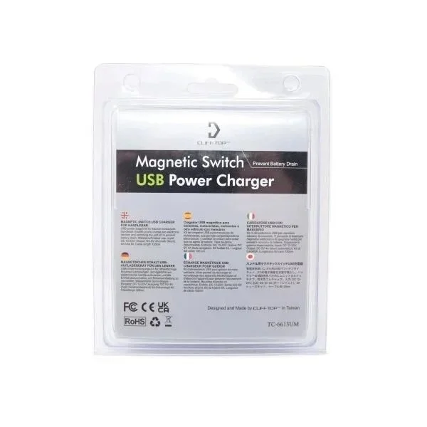 Cargador USB de 4A con doble salida e interruptor magnético, accesorio para sidecar Ural a través de Moto Side Aventure (distribuidor de sidecares Ural)