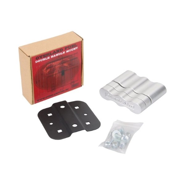 Support à double poignée Overland blanc, accessoire Overland pour side-car Ural via Moto Side Aventure (accessoire sidecar Ural)