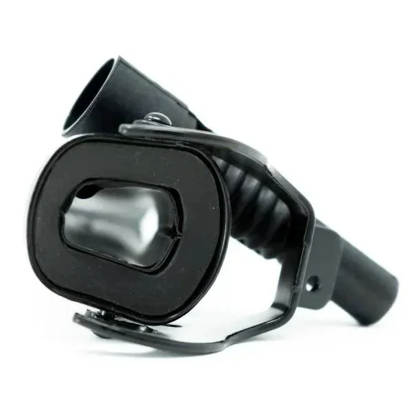Pico vertedor para bidón negro, accesorio para sidecar de Moto Side Aventure (distribuidor de sidecares Ural)