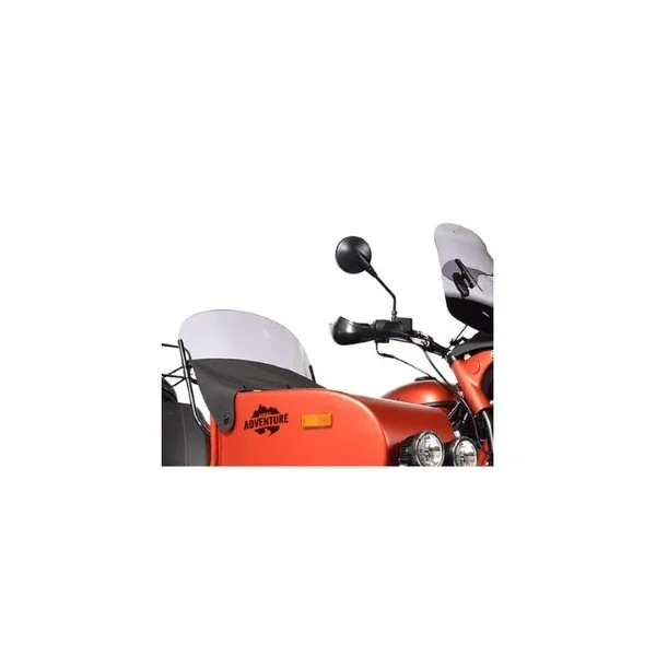 Matte black Adventure decal, accessory for Ural sidecar with Moto Side Aventure (Ural sidecar dealer)