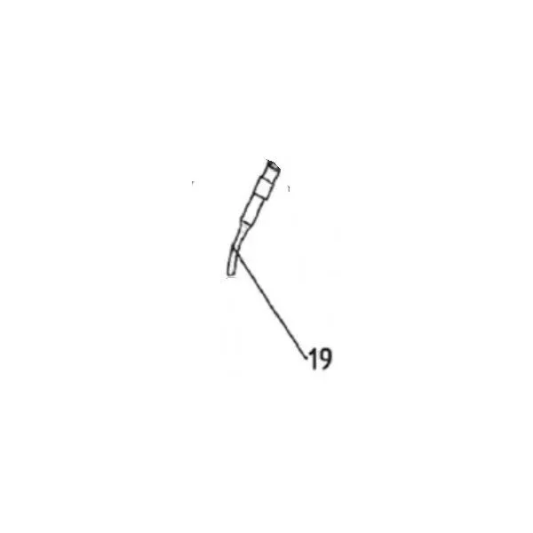 N°19 Throttle cable per unit for the handlebar (carburetor part)