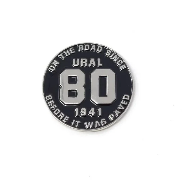Insignia con el logotipo del 80 aniversario, redonda, de 28 mm