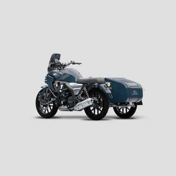 Side-car Ural Neo 500 de couleur bleu