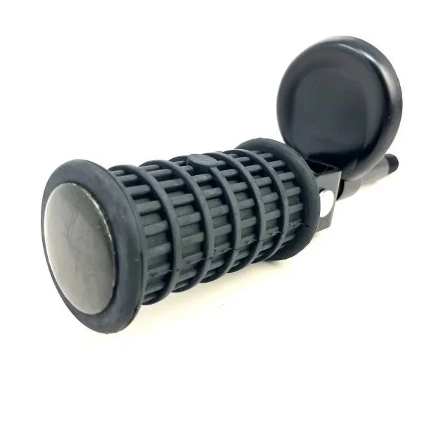 Repose-pieds passager noir, accessoire pour side-car Ural via Moto Side Aventure (concessionnaire side-car Ural)