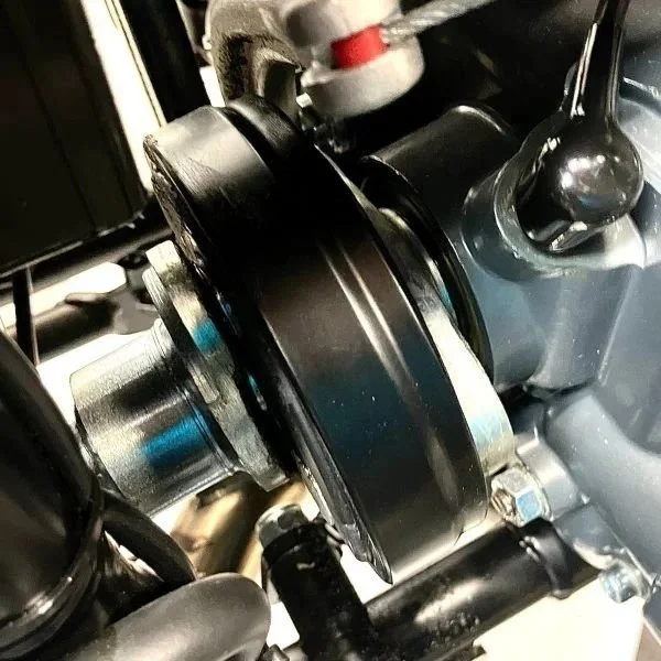 Flexible U-joint coupling black from 2006 for driveshaft, original Ural Motorcycles spare part for sidecar via Moto Side Aventure (Ural sidecar dealer)