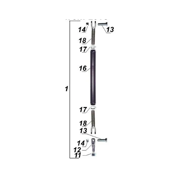 Béquille latérale de side-car avec fourche de réglage depuis 2013 pour châssis de side-car 2WD pour modèles de side-cars Ural carburateur, via Moto Side Aventure concessionnaire side-car Ural