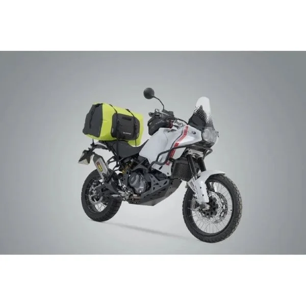 Sacoche de selle Drybag 600 jaune, étanche, 60 l, accessoire pour Ural sidecar via Moto Side Aventure (revendeur Ural sidecar)