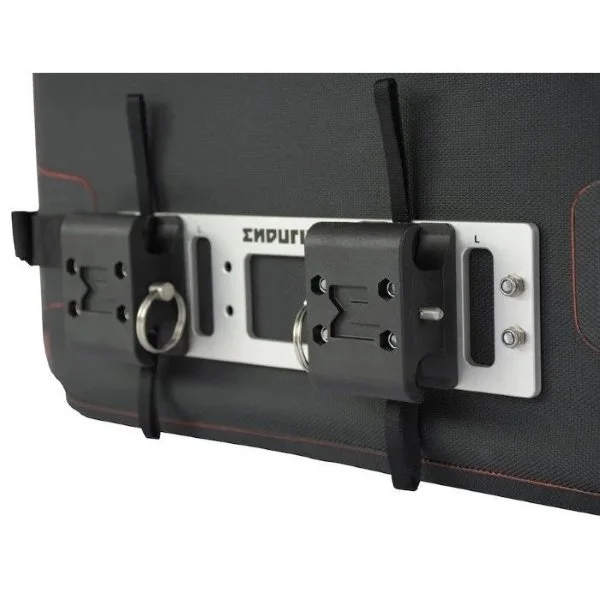 Mounting bracket for Enduristan Monsoon Evo fender compatible with Ural Motorcycles sidecars.