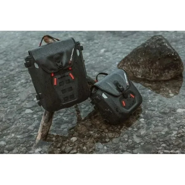 SysBag WP M con placa de adaptación izquierda, accesorio para sidecar Ural a través de Moto Side Aventure (distribuidor de sidecares Ural)