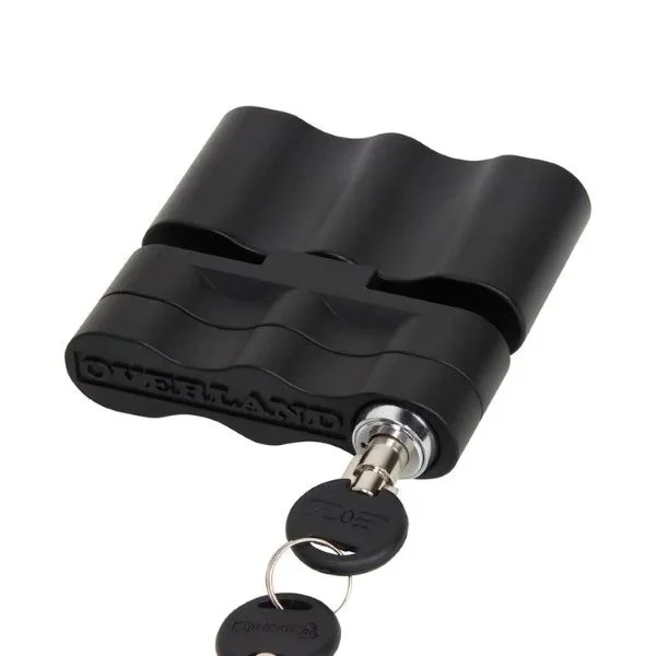 Soporte con cierre para el depósito de combustible Overland negro, accesorio Overland para sidecar Ural a través de Moto Side Aventure (accesorio para sidecar Ural)