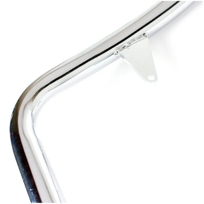 Pare-choc avant side-car chromé