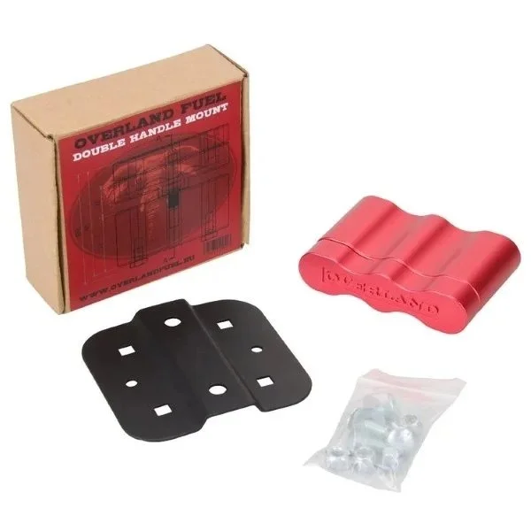 Sistema de fijación básico Core Mount Overland rojo - Kit completo, accesorio Overland para sidecar Ural a través de Moto Side Aventure (distribuidor de sidecares Ural)