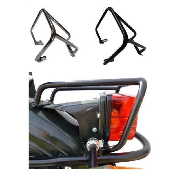 Protective basket for motorcycle rear light