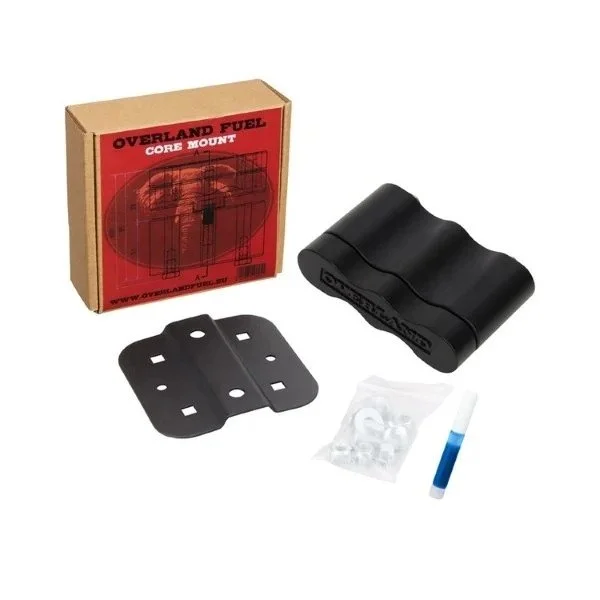 Sistema de fijación básico Core Mount Overland negro - Kit completo, accesorio Overland para sidecar Ural a través de Moto Side Aventure (distribuidor de sidecares Ural)