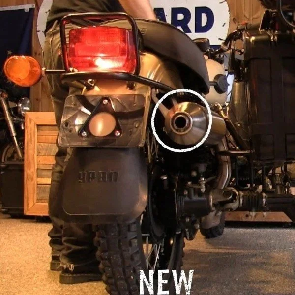 Escape GPR - Ural Gear Up 2017/2019 (OFF-ROAD) es un accesorio para sidecares Ural disponible a través de Moto Side Aventure (distribuidor de sidecares Ural)
