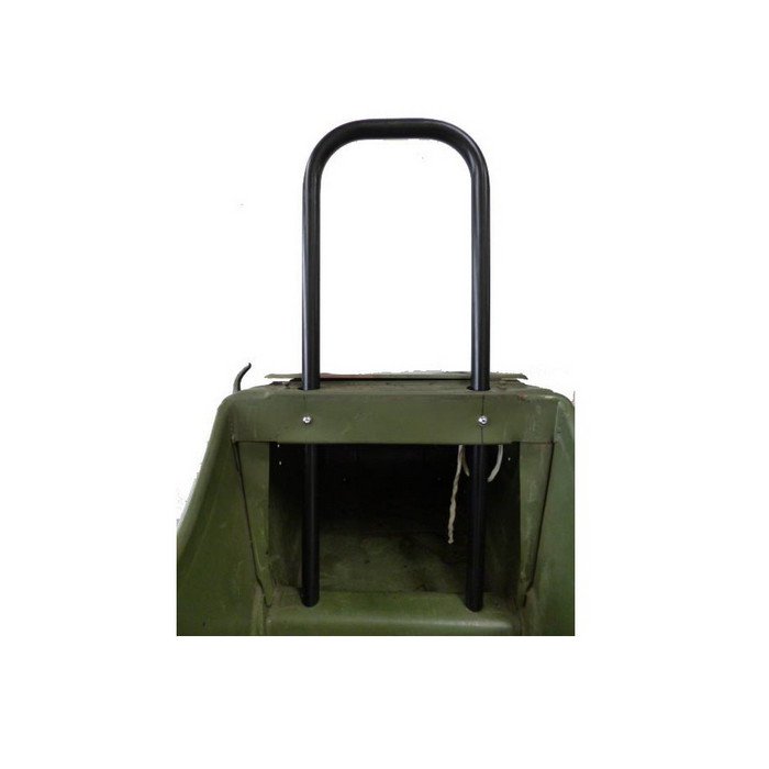 Arceau de sécurité passager sidecar (chrome ou noir), accessoire pour side-car Ural via Moto Side Aventure (concessionnaire sidecar Ural)