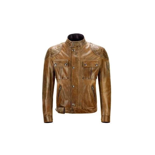 Belstaff Brooklands leather jacket Burnt Cuero, ideal for side-car road trips Ural