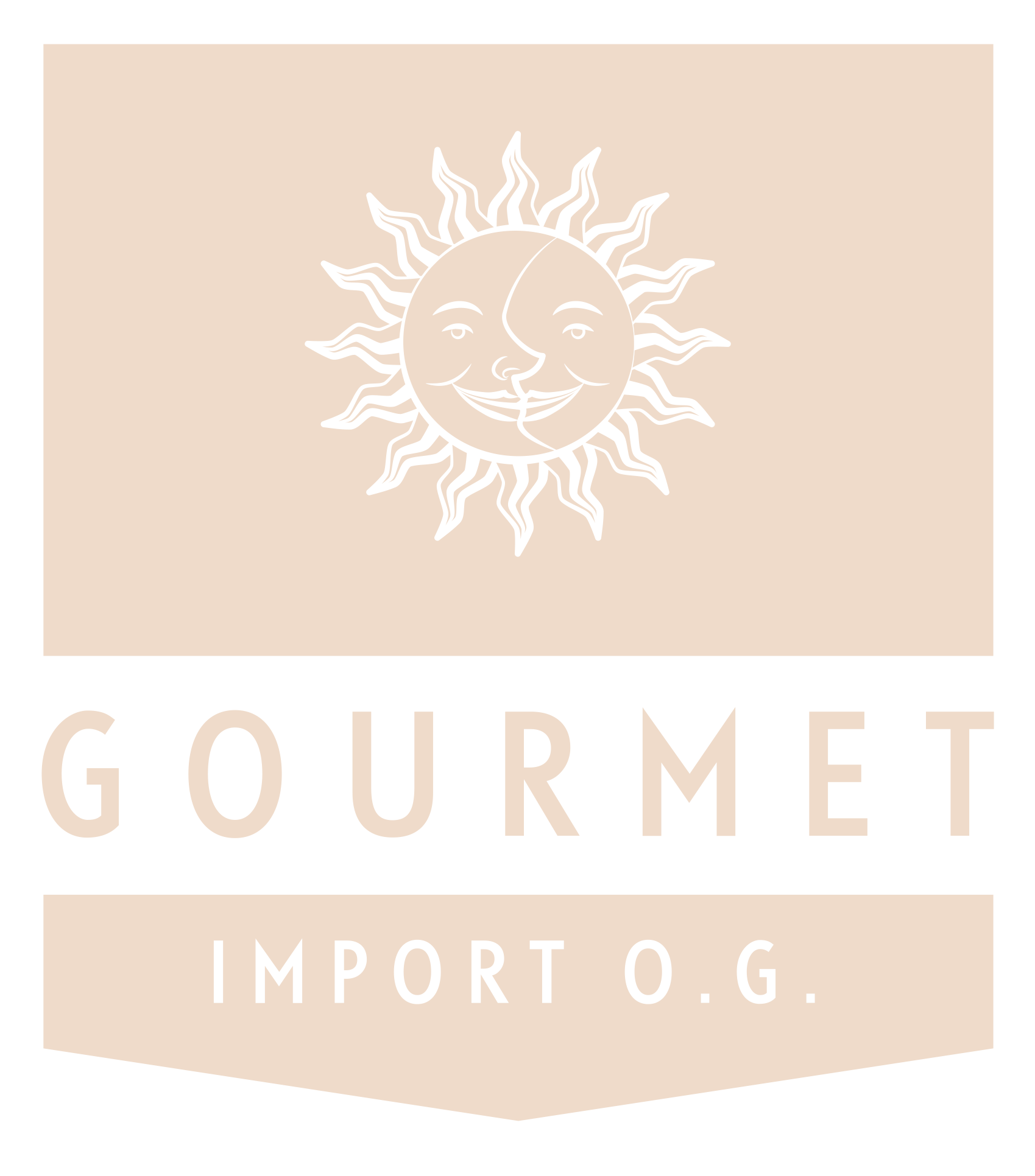 Logo Gourmet Import in Sandton mit Sonnenikon