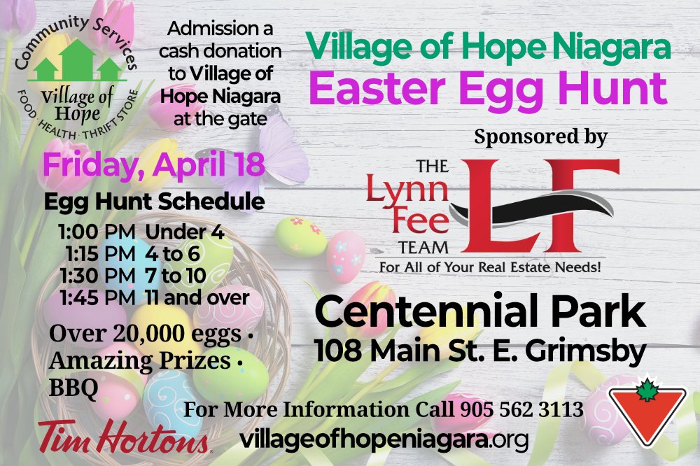 Village of Hope Niagara Easter Egg Hunt