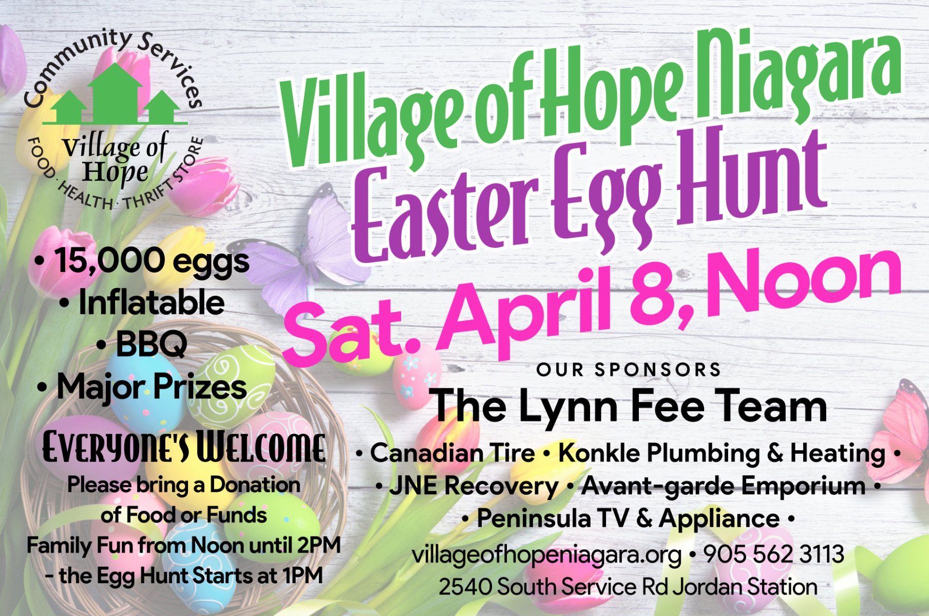 Easter Egg Hunt Sat. April 8