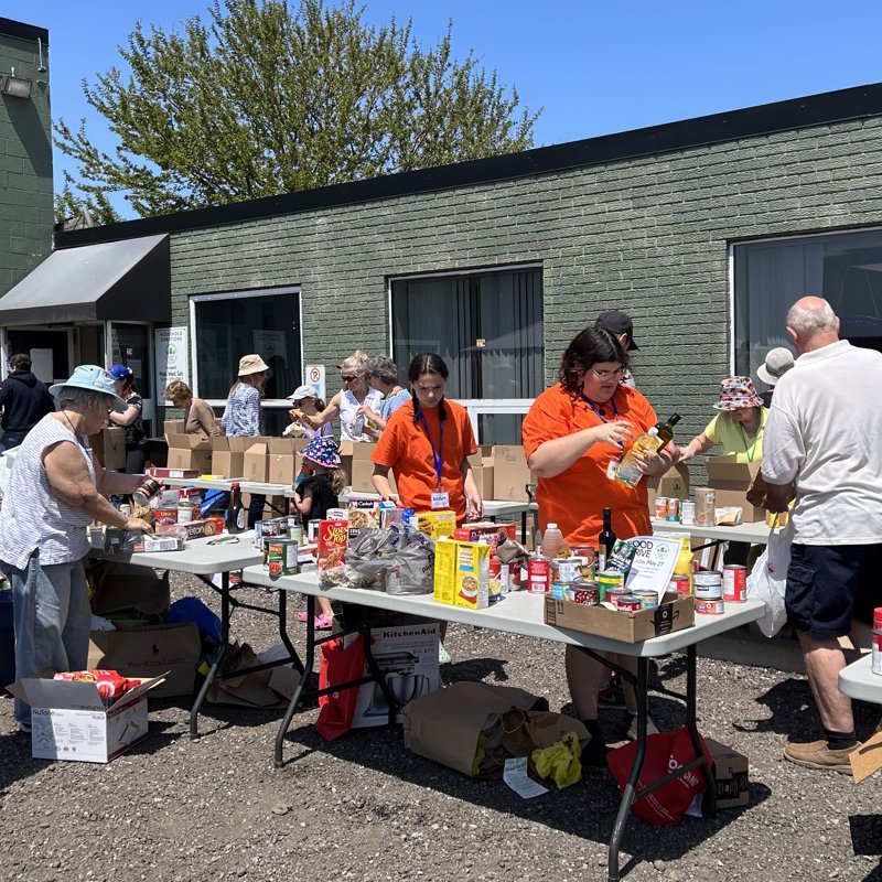 Massive Success Food Drive at Village of Hope Niagara May 27 2023