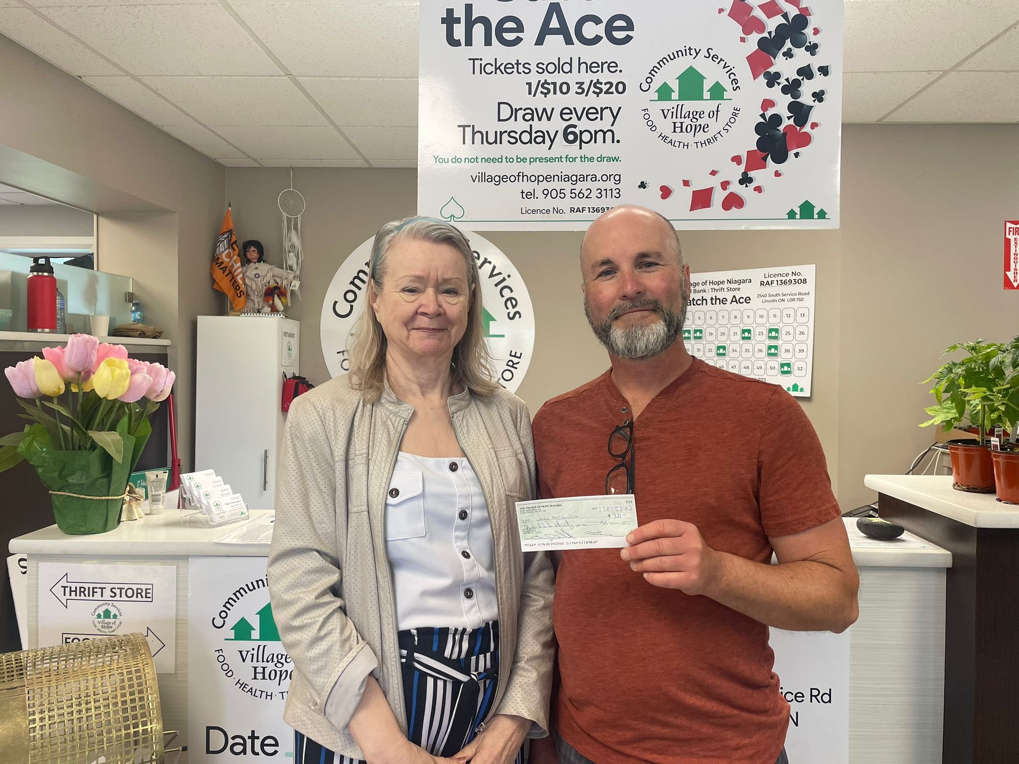 May 23 Catch The ACE Lincoln VoHN winner presented cheque