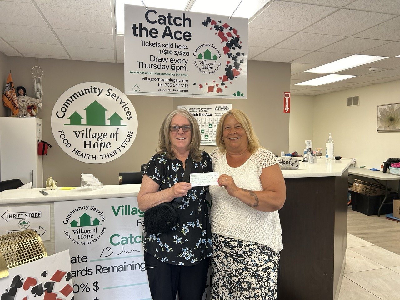 June 6 Catch The ACE Lincoln VoHN winner presented cheque