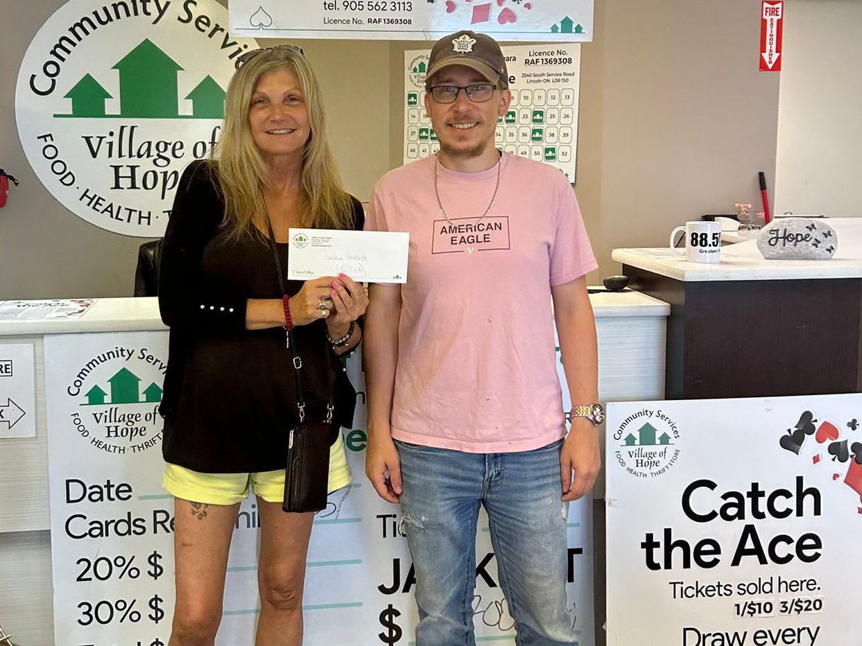 June 27 Catch The ACE Lincoln VoHN winner presented cheque
